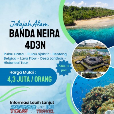 WISATA ALAM BANDA NEIRA 4D3N 